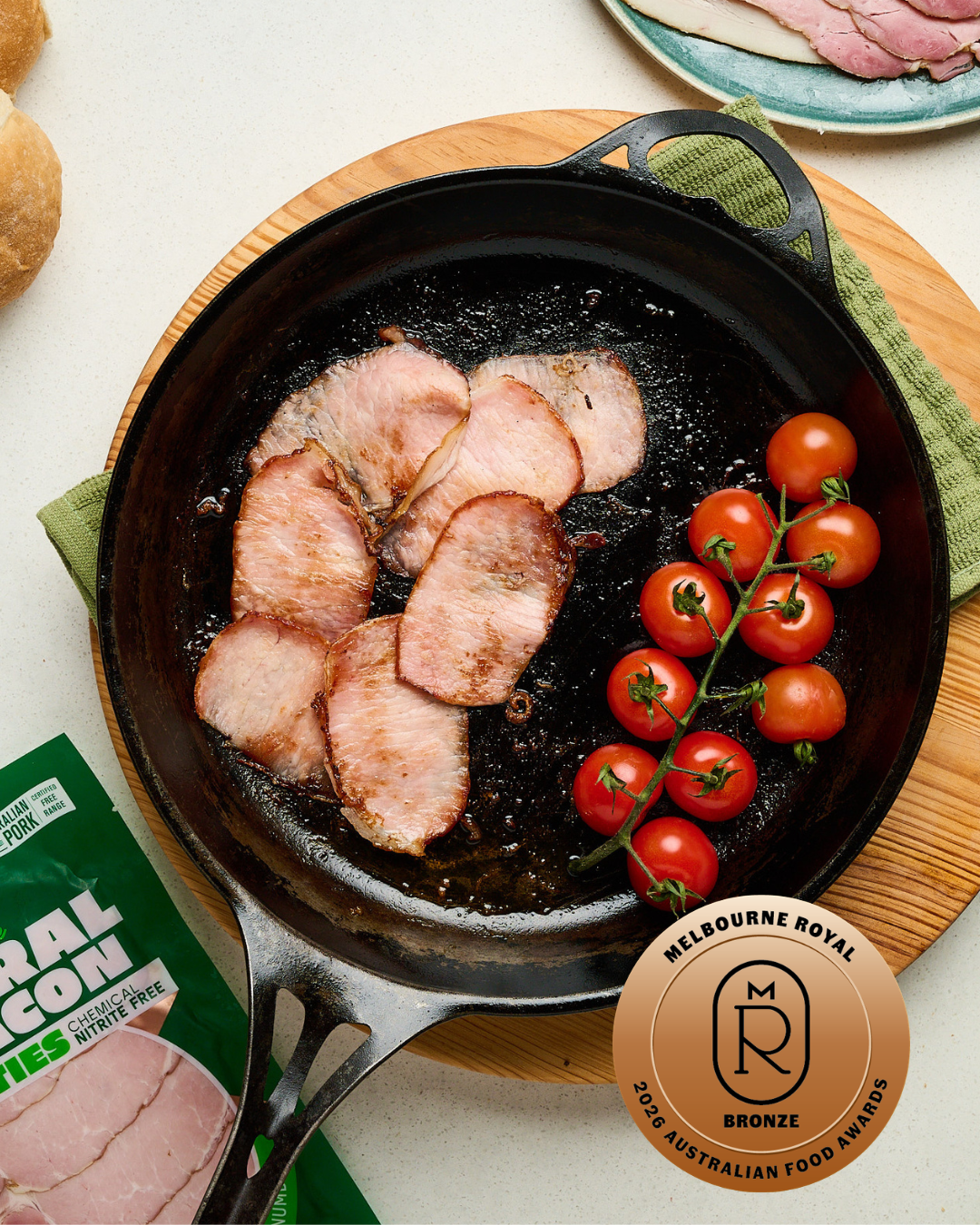 Natural Short Cut Bacon 150g Sliced