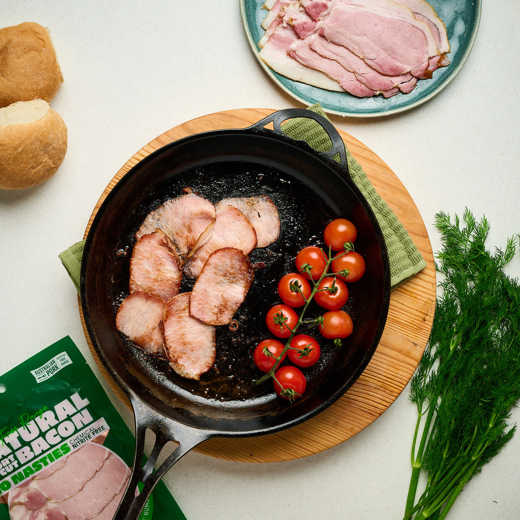 Bulk Natural Short Bacon Sliced 2kg