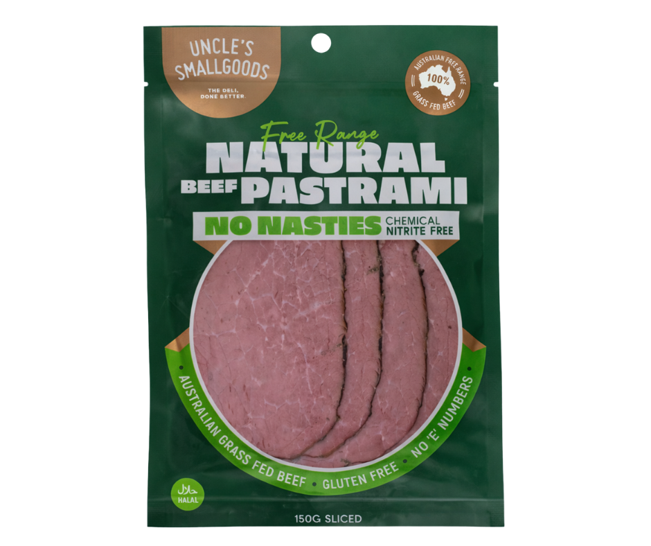 Natural Beef Pastrami 150g Sliced