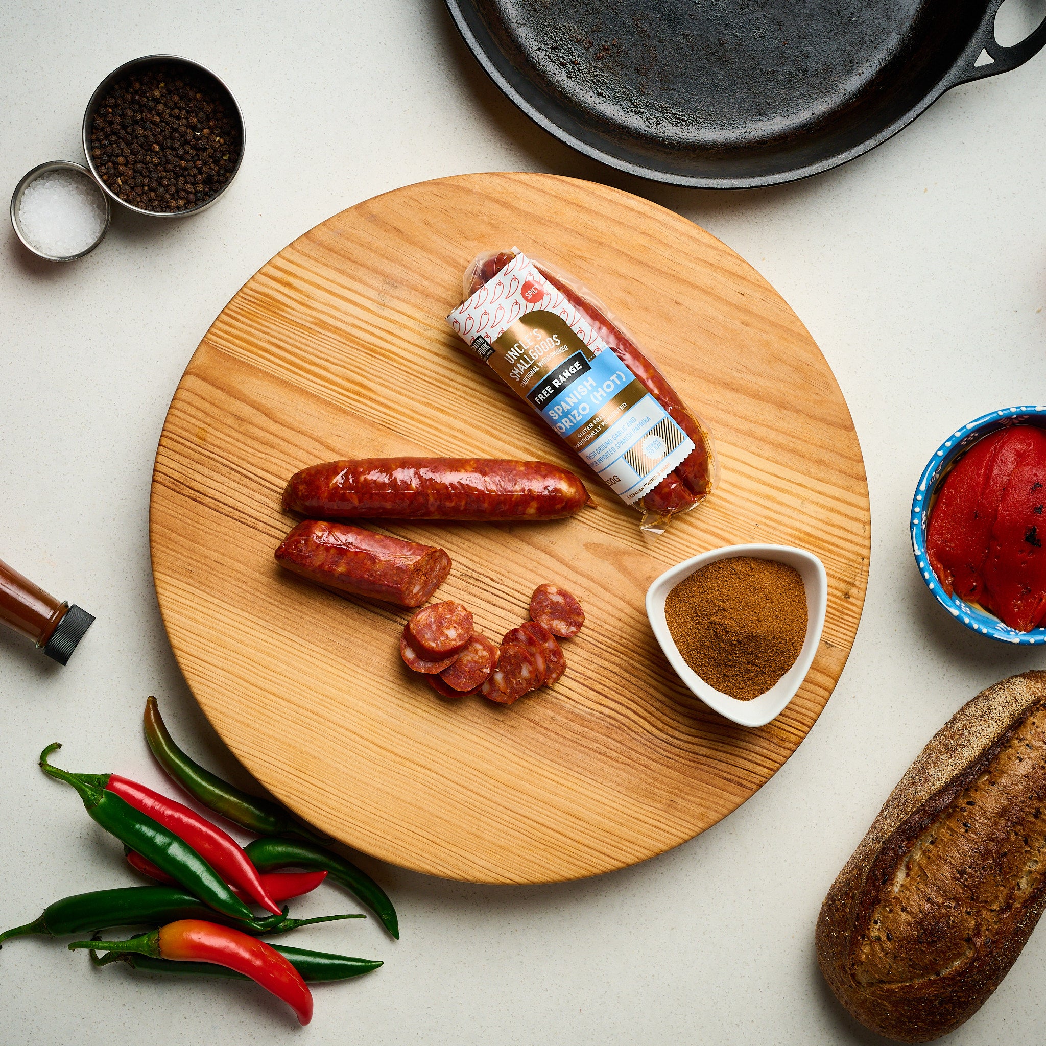 Chorizo Fermented Hot 200g - 2 Pack