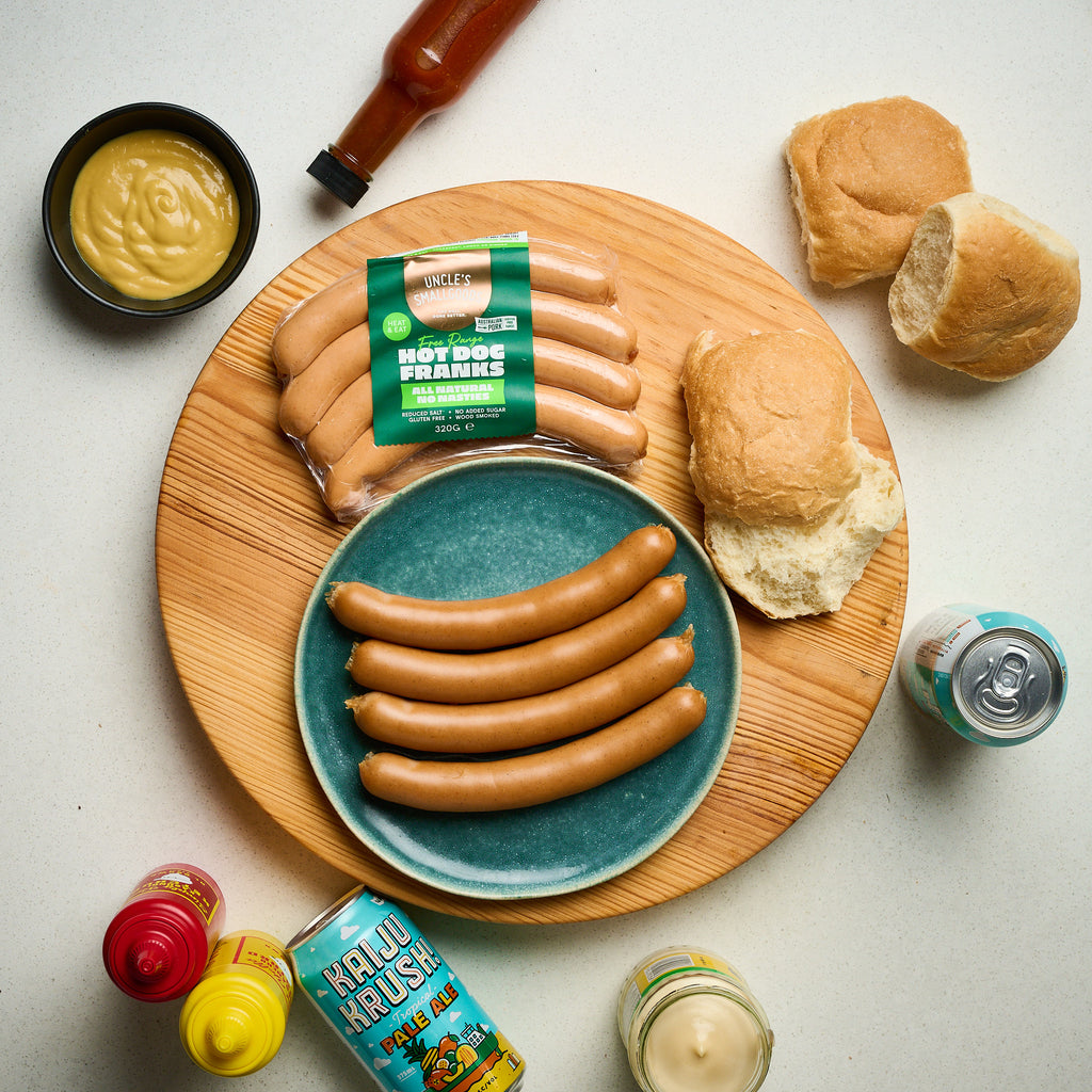 Natural Hot Dog Franks 320g - 4 Pack