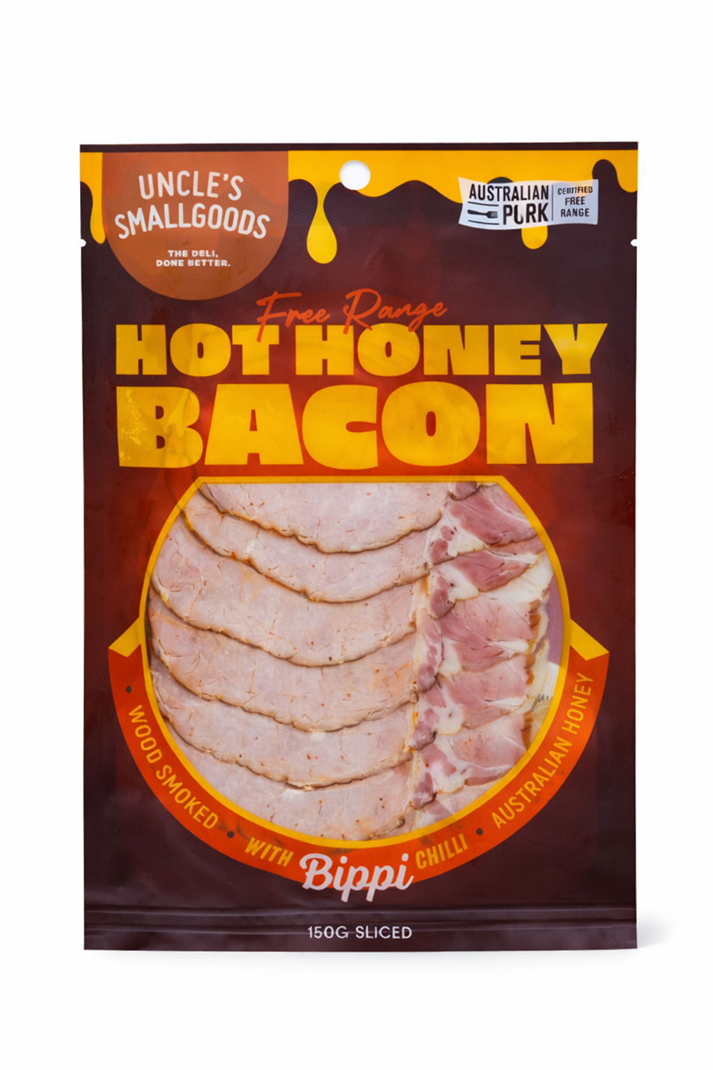 Hot Honey Bacon Sliced 150g