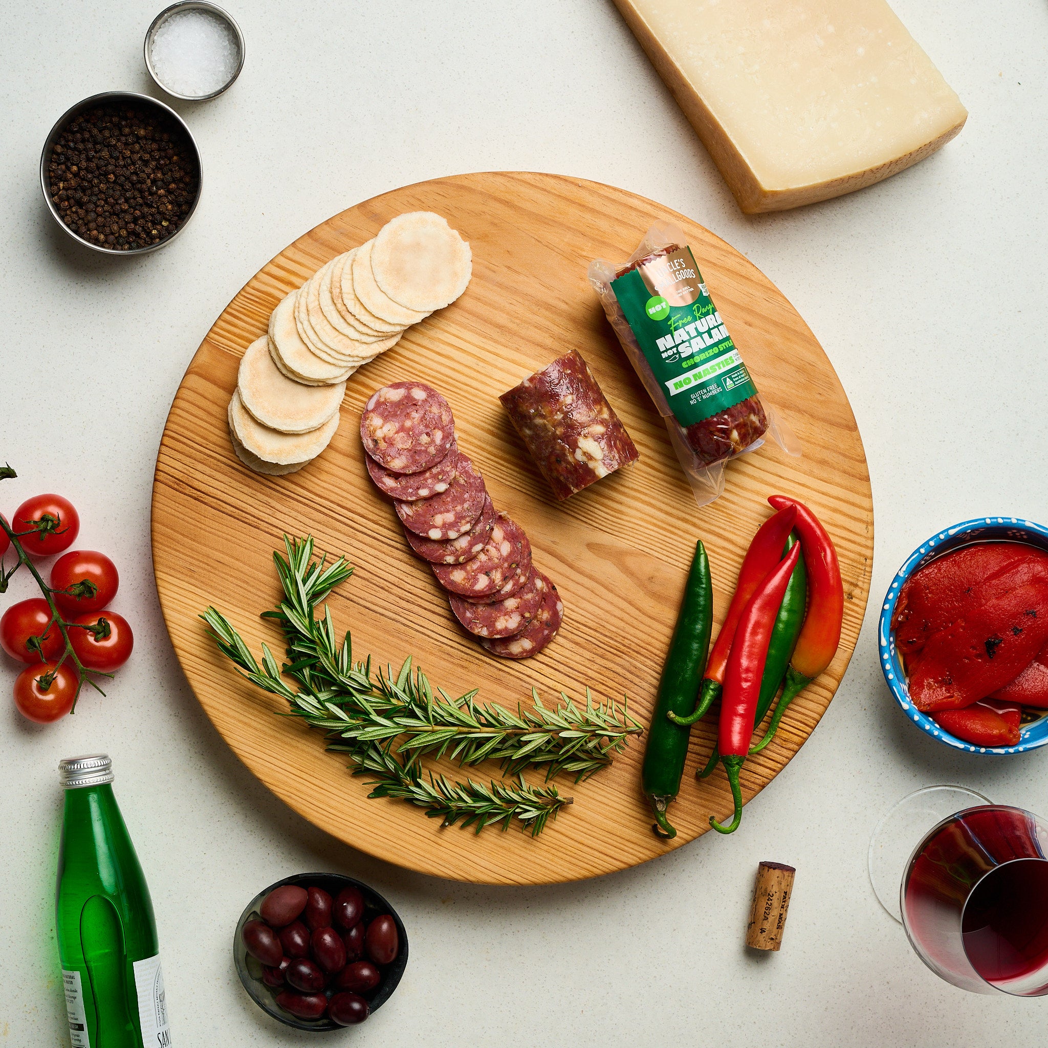 Natural Spicy Salami 200g