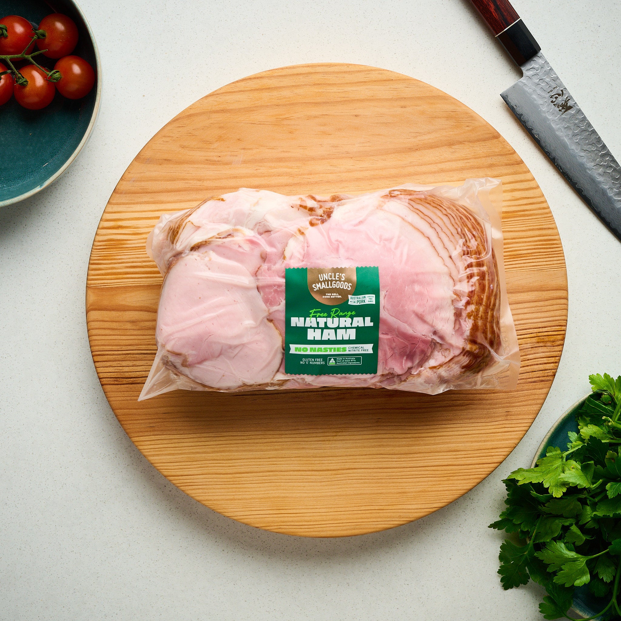 Bulk Natural Ham Sliced 2kg