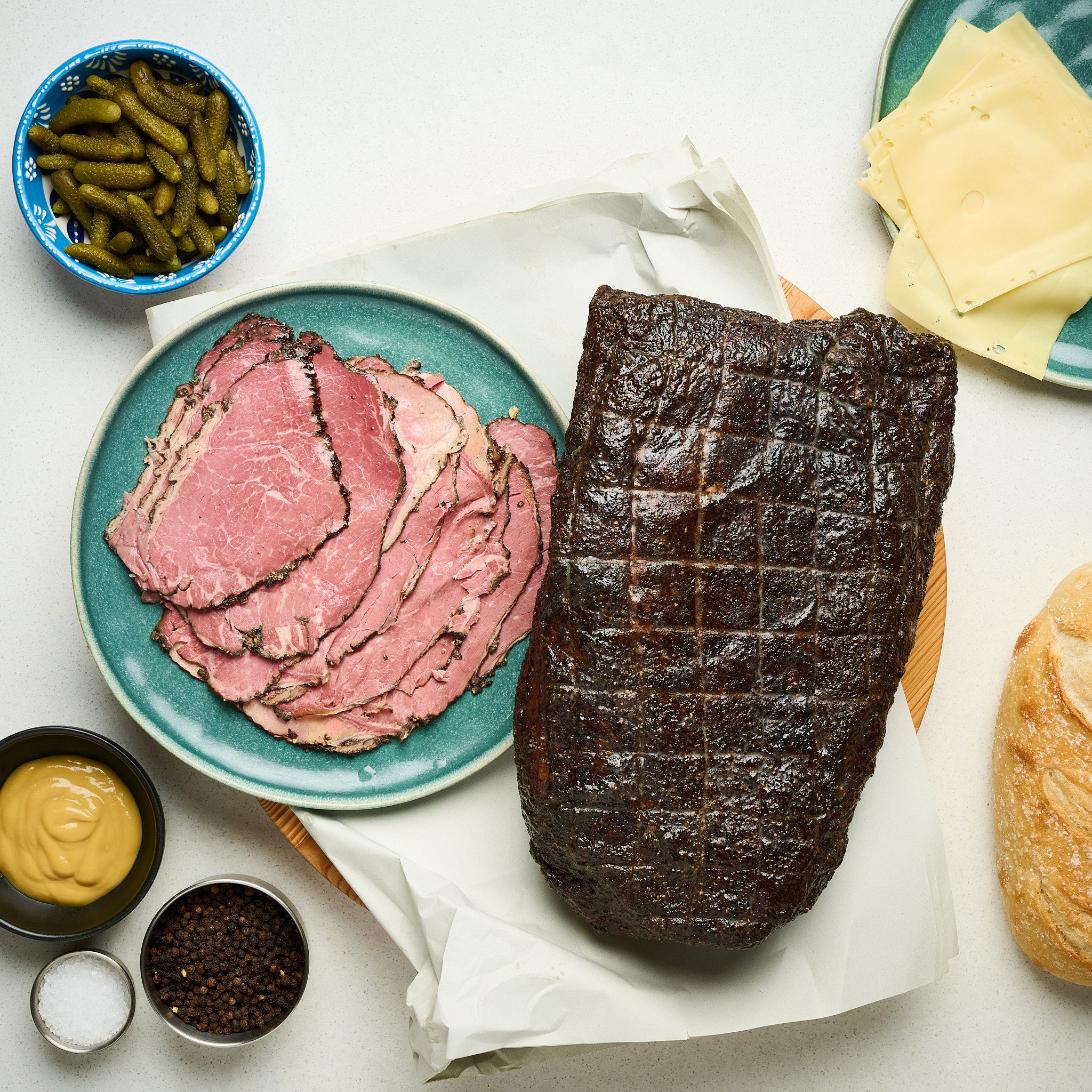 Bulk Natural Pastrami Sliced 2kg