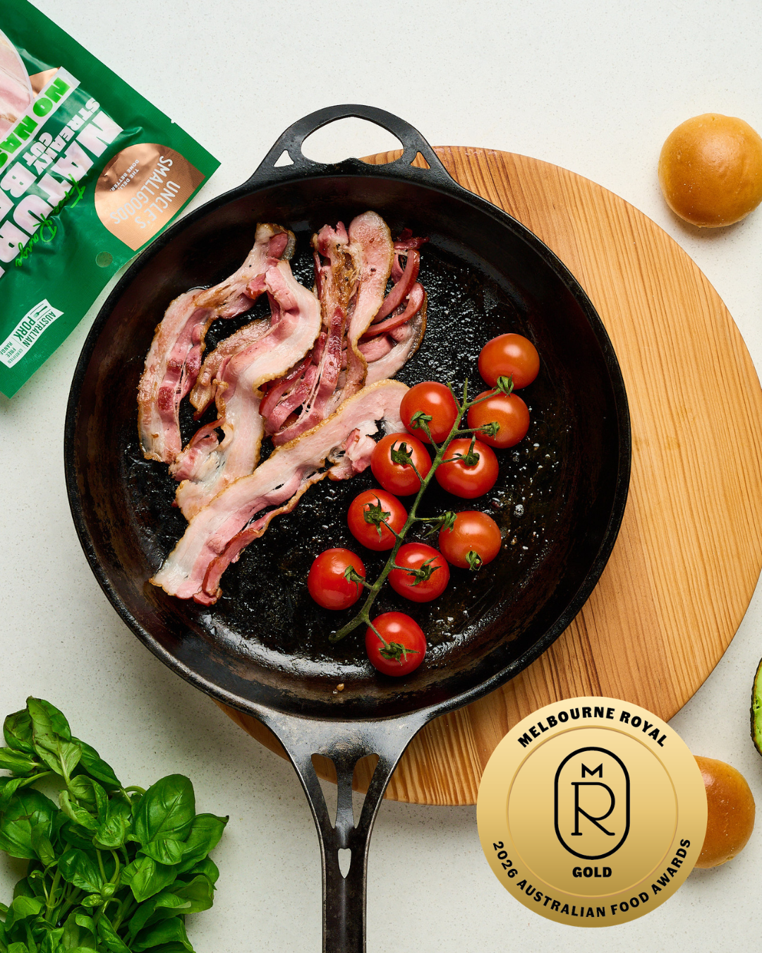 Natural Streaky Cut Bacon 150g Sliced