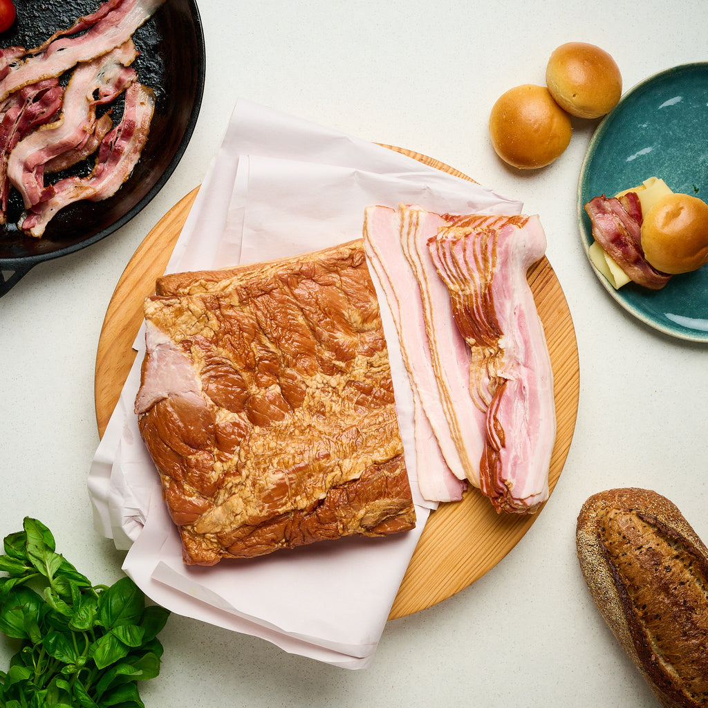 Natural Streaky Bacon Slab 1kg