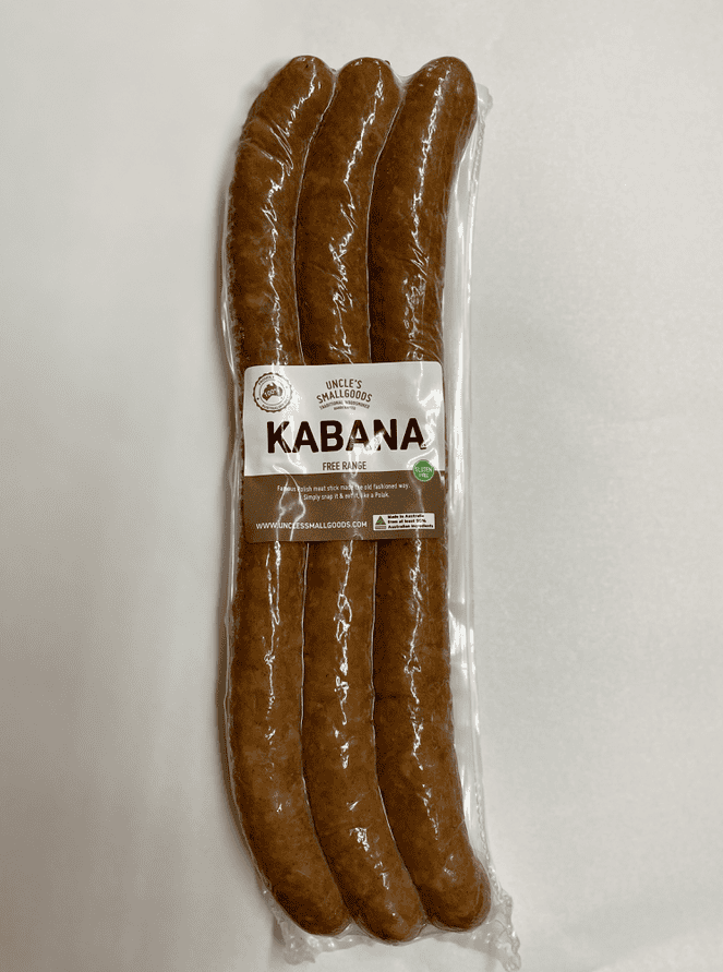 Kabana 350g 3pack Uncles Smallgoods