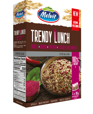 Trendy Lunch - Spelt Beetroot Pepper Wild Garlic 4 x 80g