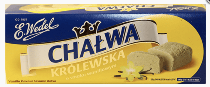 E.Wedel Sesame Halva Chalwa Krolewska Vanilla - 250g