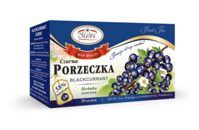 Malwa Blackcurrant (Porzeczka) Tea - 20 sachets