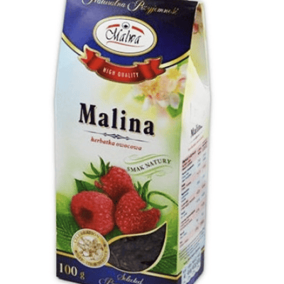 Malwa Raspberry Fruit Tea - Malina (loose tea, 100g)
