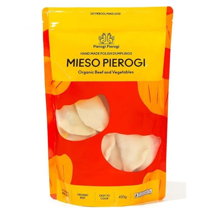 Mieso Pierogi - Organic beef and Vegetables 500g pack