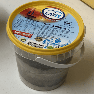 Latis herring fillets in oil - 600g