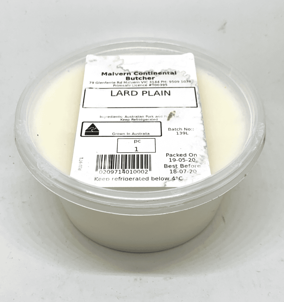 Home style Lard 370g Uncles Smallgoods