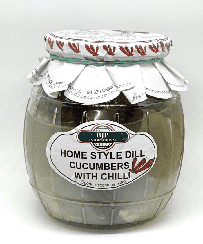 Home style Dill cucumbers with Chilli – 450g