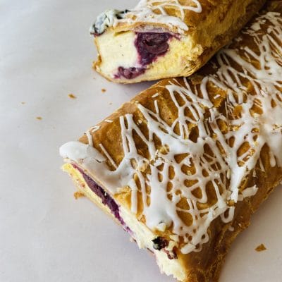 Cherry & cheese strudel - whole 1.2kg