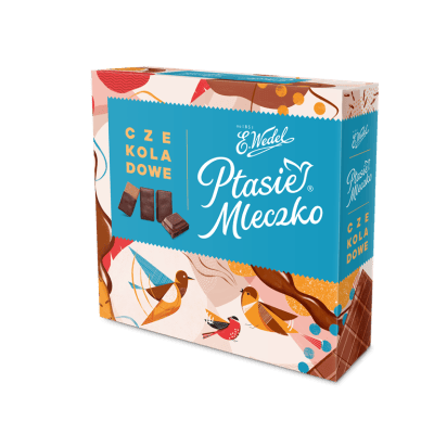 E.Wedel Ptasie Mleczko Chocolate Flavour - Choc covered marshmallow - 380g