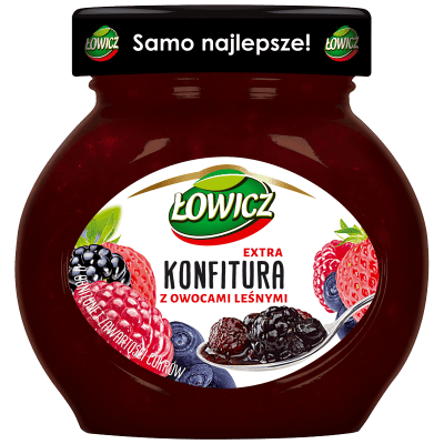 Lowicz forest fruit extra confiture - 240g