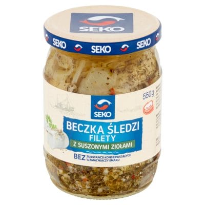 Seko Herrings in oil with dried herbs 400g