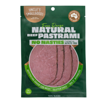 Natural Beef Pastrami 150g Sliced