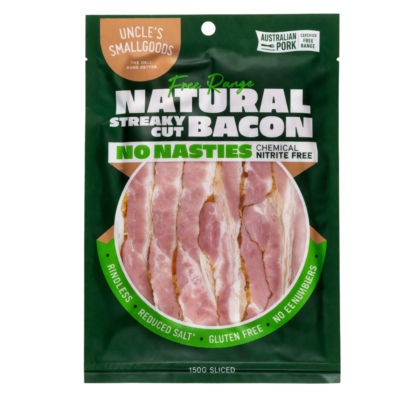 Natural Streaky Bacon 150g Sliced