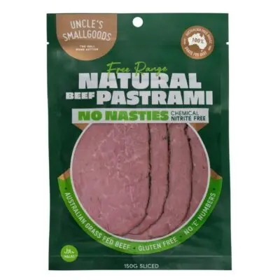 Natural Beef Pastrami 150g Sliced