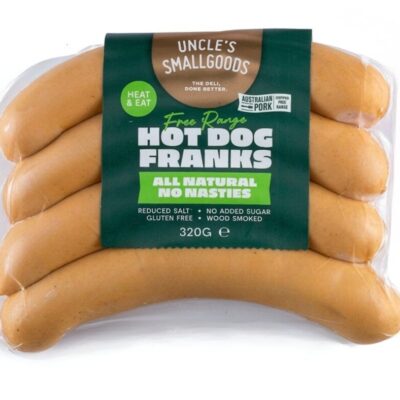 Natural Hot Dog Franks 320g